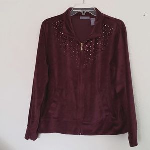 Laura Scott velour jacket